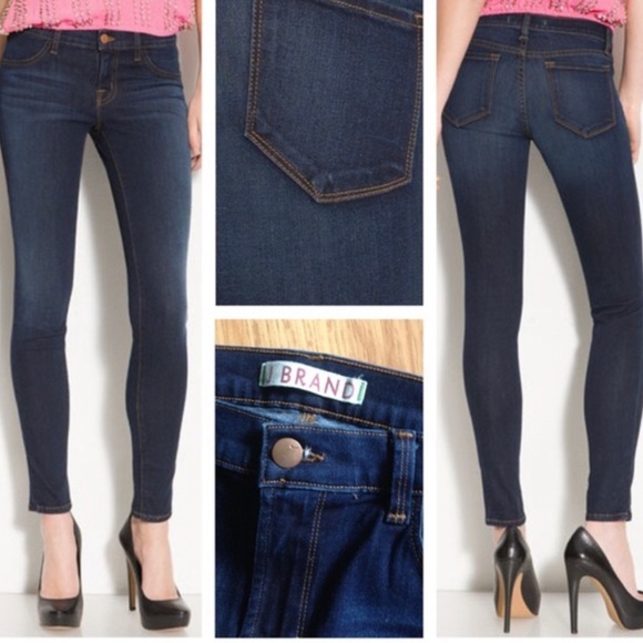 J Brand Veruca High Rise Dark Wash Denim - Picture 5 of 6